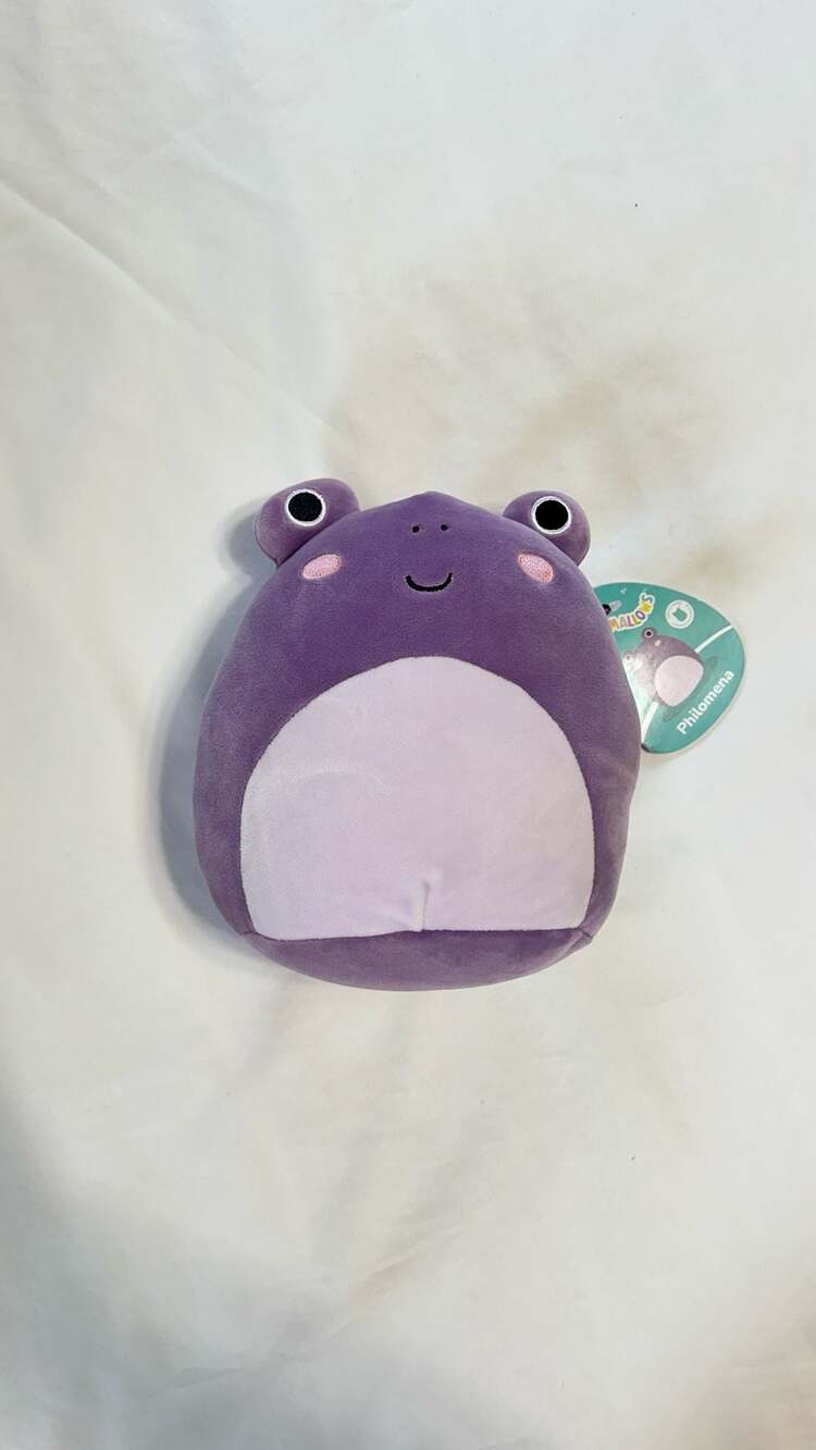 Squishmallows Philomena the Purple Toad 7-Inch Plush